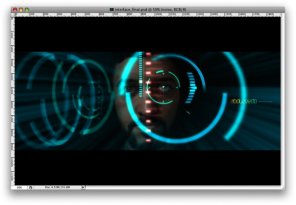 Iron Man View Interface Effect in Photoshop