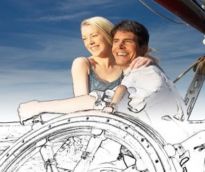 Fade into Line Drawing