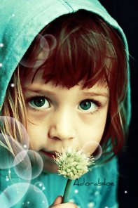 Blue glow portrait effect