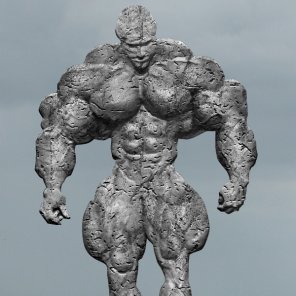 Made Stone Sculpture in Photoshop