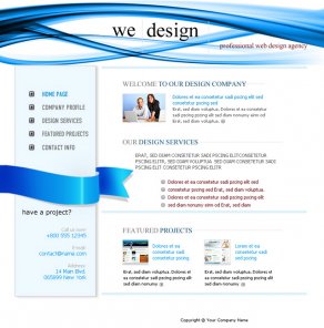 Web Design Agency Layout