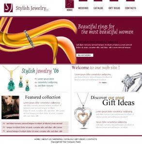 Jewelry Web Template