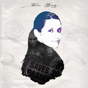 Create a high contrast artistic portrait