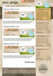 Making the \'Clean Grunge\' Blog Design