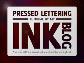 Create a Sleek Pressed Letter Design