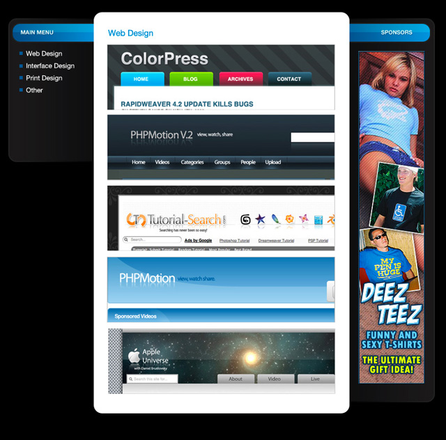 Clean Rounded Content Box