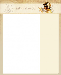 Create a fashion layout in photoshop