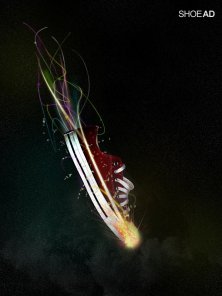 Design a stunning sneaker advert