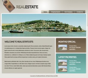 Design a Sleek Real Estate Website