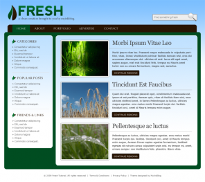 Design a Fresh Blog Theme on the 960 Grid