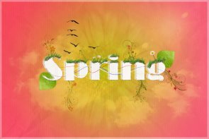 Create a Poster Celebrating the Passing of Spring