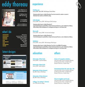 Create an astonishing resume with Adobe Photoshop