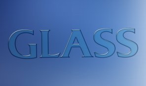 Photoshop Glass Text Effect