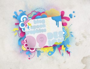 Create a Bright Retro Grunge Vector Illustration