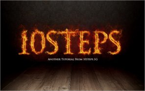 Create a Cool Text effect   in Photoshop