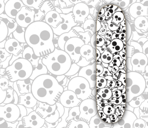 How to Design a Skate Deck with a Cool Skull Pattern