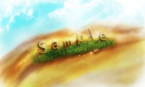 Create a Transparent Text Effect with Fresh Grass Texture and Custom Brushset