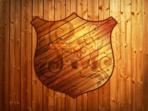 How to create a wood badge in Photoshop