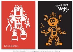 Using the Glyphs Panel in Illustrator