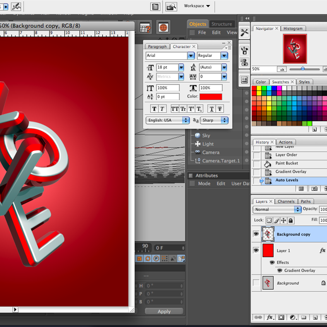 3d Valentine's Day Typography Exclusive Tutorial 22