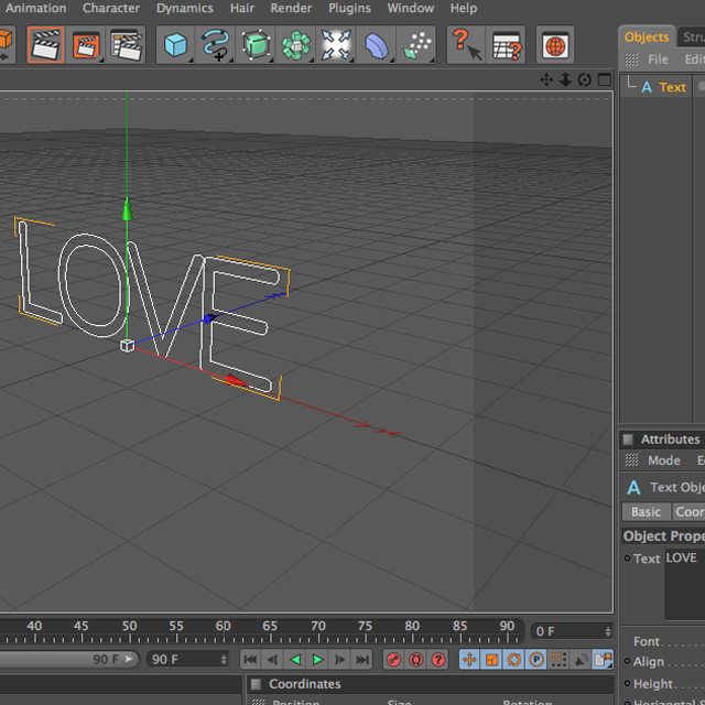 3d Valentine's Day Typography Exclusive Tutorial 2