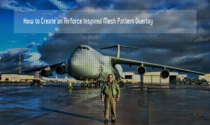 Create An Airforce Inspired Mesh Pattern Overlay