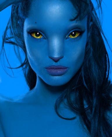 Angelina Jolie as a Na'vi from Avatar Movie 15