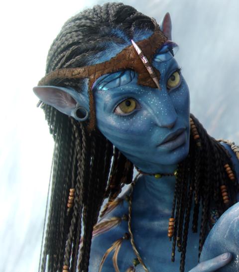 Angelina Jolie as a Na'vi from Avatar Movie 22