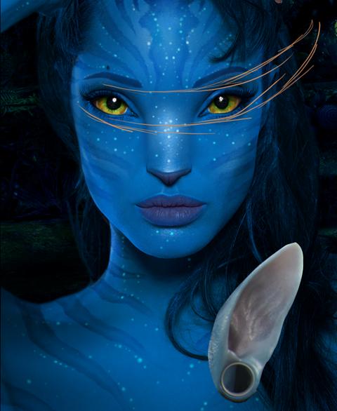 Angelina Jolie as a Na'vi from Avatar Movie 29