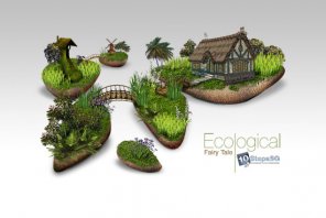 Creating an Ecological Fairy Tale Wallpaper
