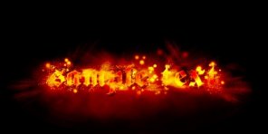 Design a Hot and Sparkling, Firery Text Effect in Photoshop