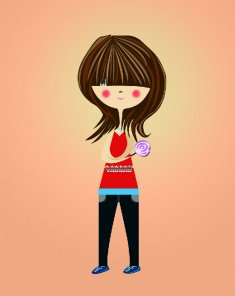 Create a Lollipop Girl in Photoshop