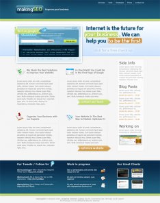 Design a Clean and Fresh Company Website in Photoshop