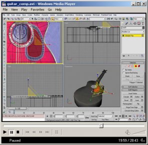 Modelling a Guitar (video tutorial)
