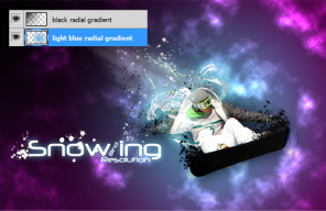 Snow binding resolution photoshop particle effect tutorial