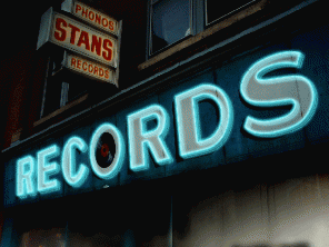 Neon Records - Animated Neon Sign Photoshop Tutorial