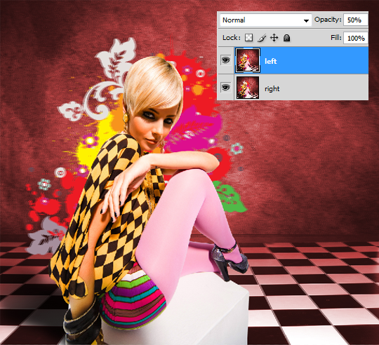 Fashion Victim - 3D Anaglyph Photoshop Tutorial 7