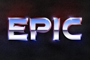 Recreate the Epic 80's Metal Text Effect in Photoshop