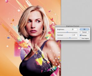 Composite Photos and Vectors for an 80s Photo Style