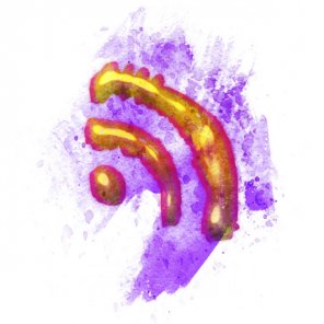 Watercolor Social Bookmarking Icons