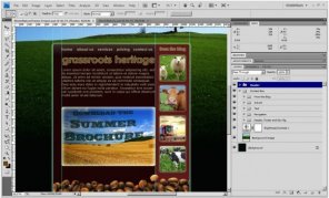 Design a Warm Nature Website Layout: a Photoshop Tutorial