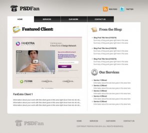 Design a Professional Portfolio Web Layout