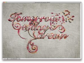 Master brush and layer effects for type