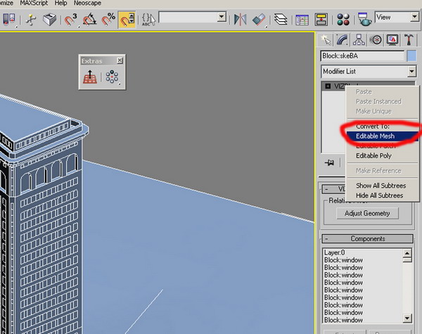 Exterior Scenes in 3d Max 6