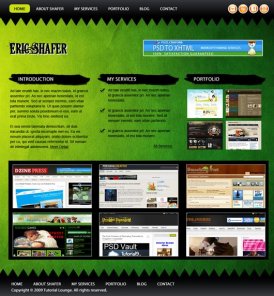 Complete Grunge Web Layout Tutorial in Photoshop