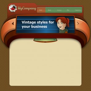 Web template tutorial: Mixing Photoshop and Illustrator