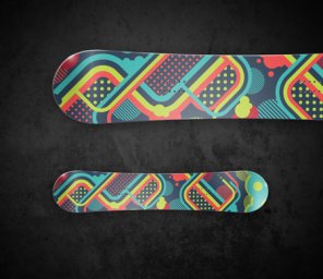 Create a Bright Vector Snowboard Design in Illustrator