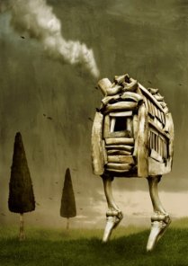 Create a Walking Bone House in Photoshop