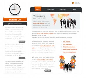 Create a web 2 0 business layout