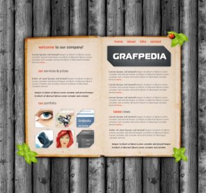 Create a Nature Portfolio Layout